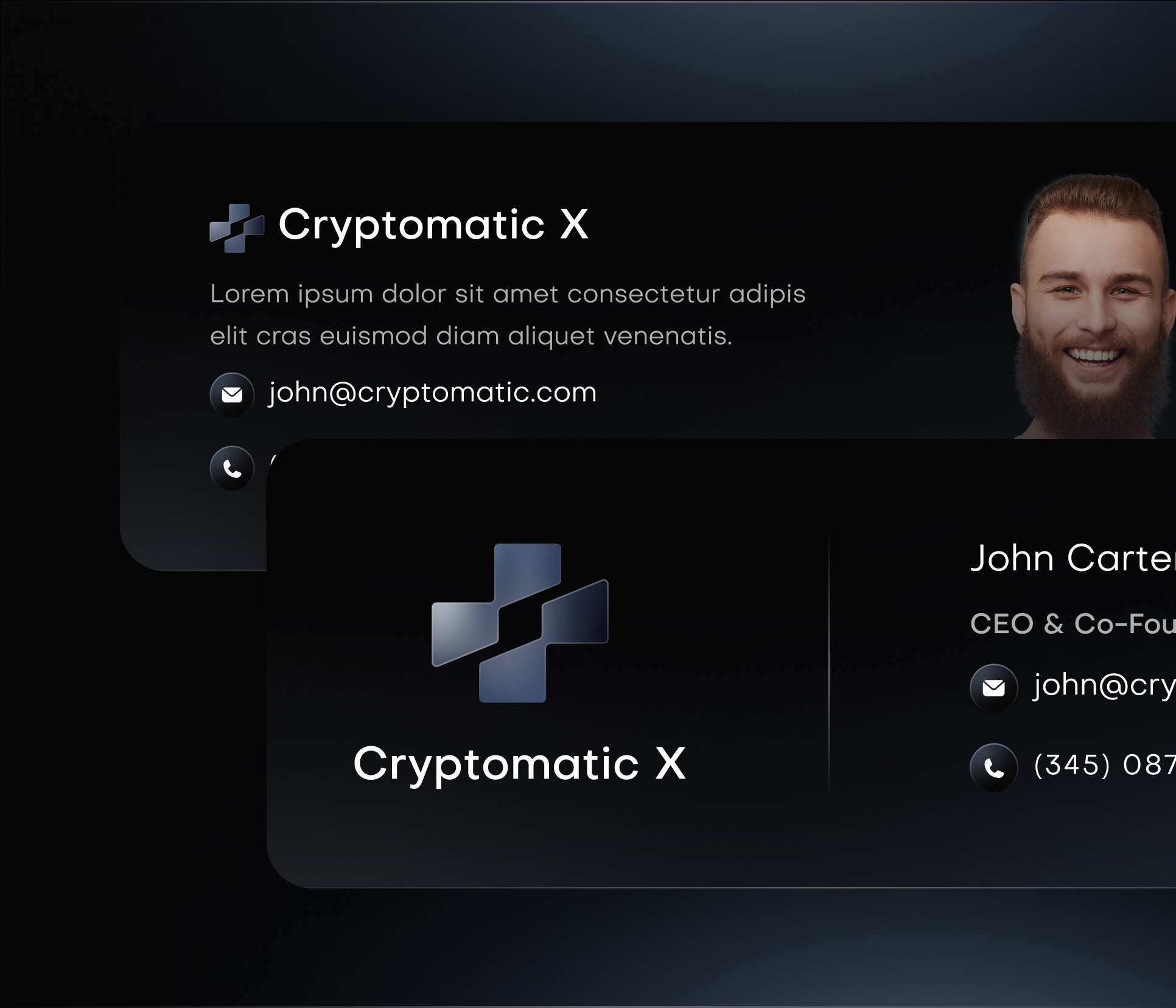 Cryptomatic X - Email Signature Included - Crypto Webflow Template