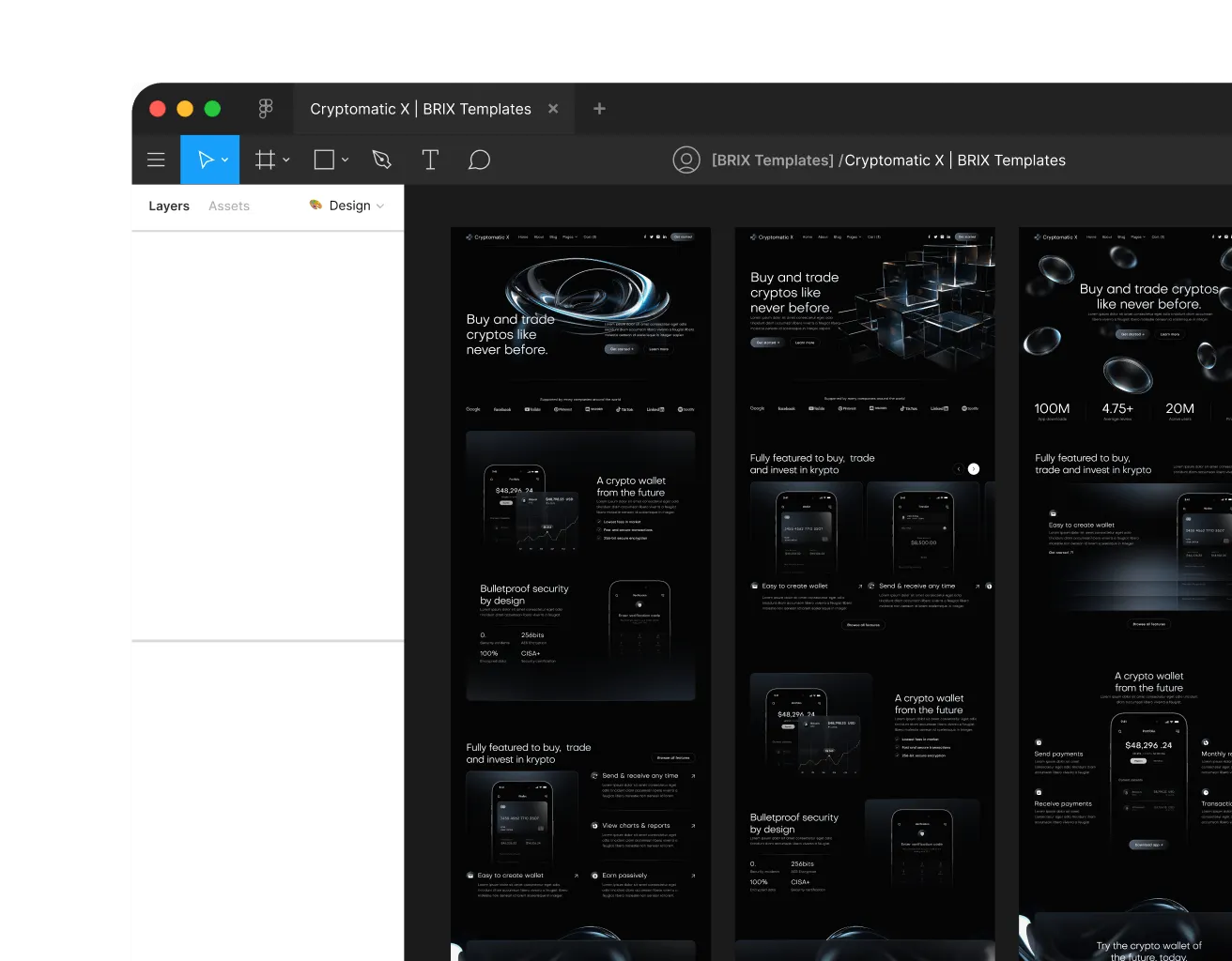 Cryptomatic X - Figma File Included - Crypto Webflow Template